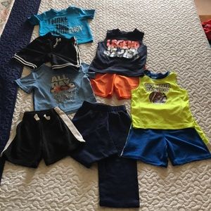 2T lot of boys athletic wear all in GUC